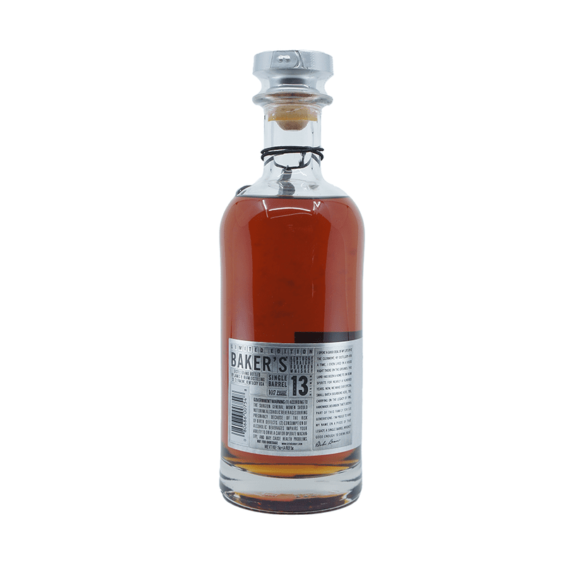 Baker's 13 Year Old Limited Edition Single Barrel Kentucky Straight Bourbon Whiskey - Vintage Wine & Spirits