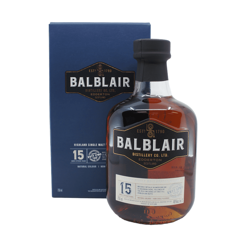 Balblair 15 Year Old Highland Single Malt Scotch Whisky - Vintage Wine & Spirits