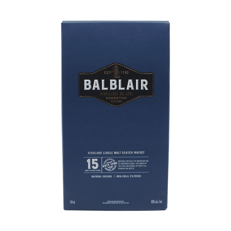 Balblair 15 Year Old Highland Single Malt Scotch Whisky - Vintage Wine & Spirits