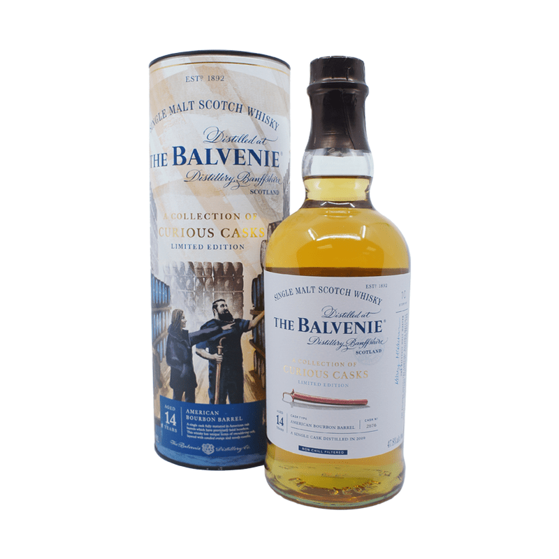 Balvenie A Collection of Curious Casks 14 Year Old American Bourbon Barrel Single Malt Scotch Whisky - Vintage Wine & Spirits