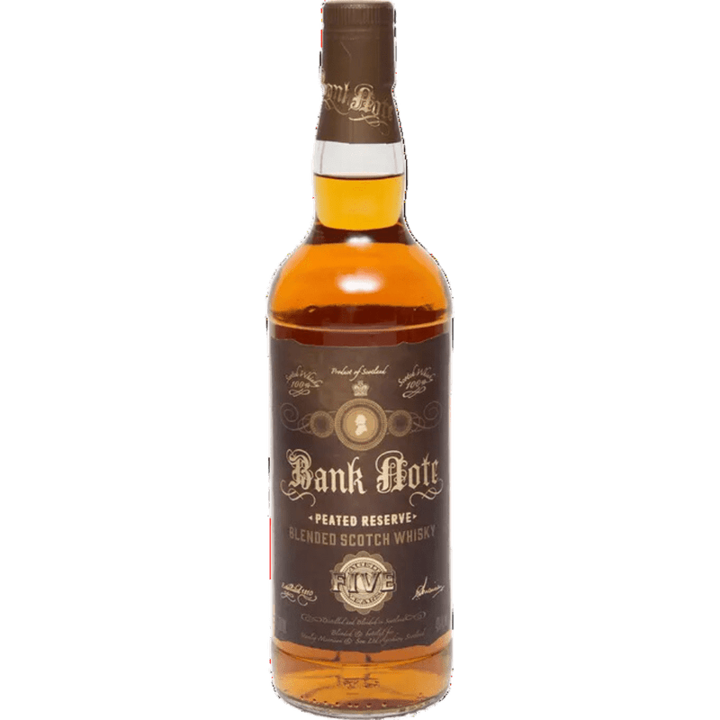 Bank Note 5 Year 'Peated Reserve' Blended Scotch Whisky - Vintage Wine & Spirits