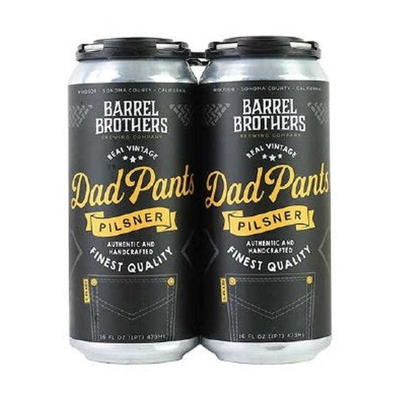 Barrel Brothers Brewing Co. 'Dad Pants' Pilsner Beer 4-Pack - Vintage Wine & Spirits