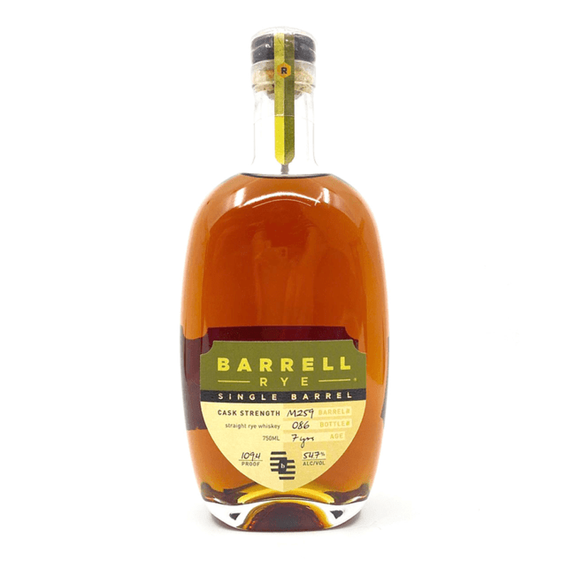 Barrell 7 Year Old Single Barrel Rye LVS Selection 109.4 Proof - Vintage Wine & Spirits