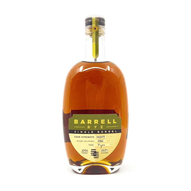 Barrell 7 Year Old Single Barrel Rye LVS Selection 109.4 Proof - Vintage Wine & Spirits