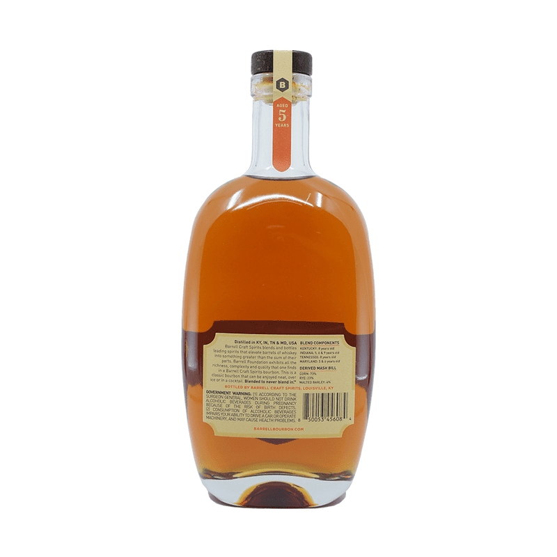 Barrell Bourbon 'Foundation' 5 Year Old Blended Straight Bourbon Whiskey - Vintage Wine & Spirits