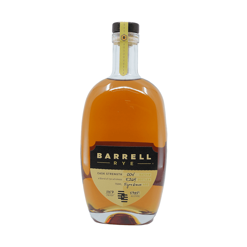 Barrell Rye 5 Year Old Batch #004 Cask Strength Rye Whiskey - Vintage Wine & Spirits
