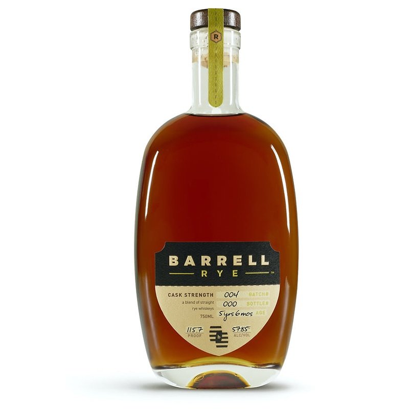 Barrell Rye 5 Year Old Batch #004 Cask Strength Rye Whiskey - Vintage Wine & Spirits