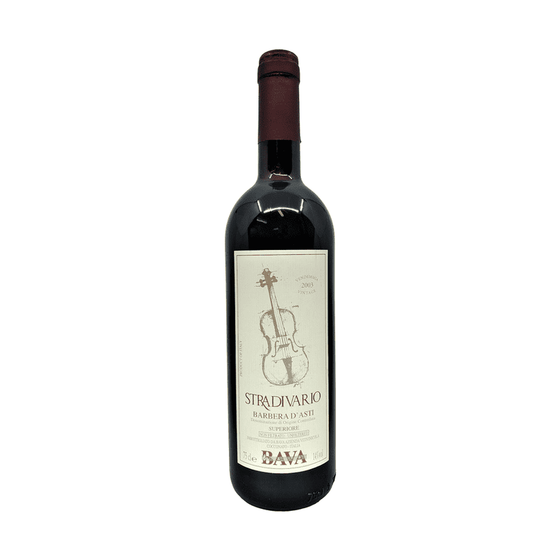 Bava Stradivario Barbera D'Asti Superiore 2003 - Vintage Wine & Spirits