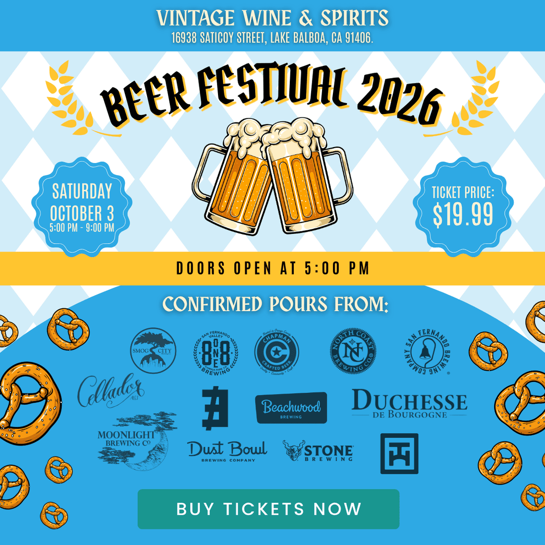 Beer Festival 2026 - Vintage Wine & Spirits