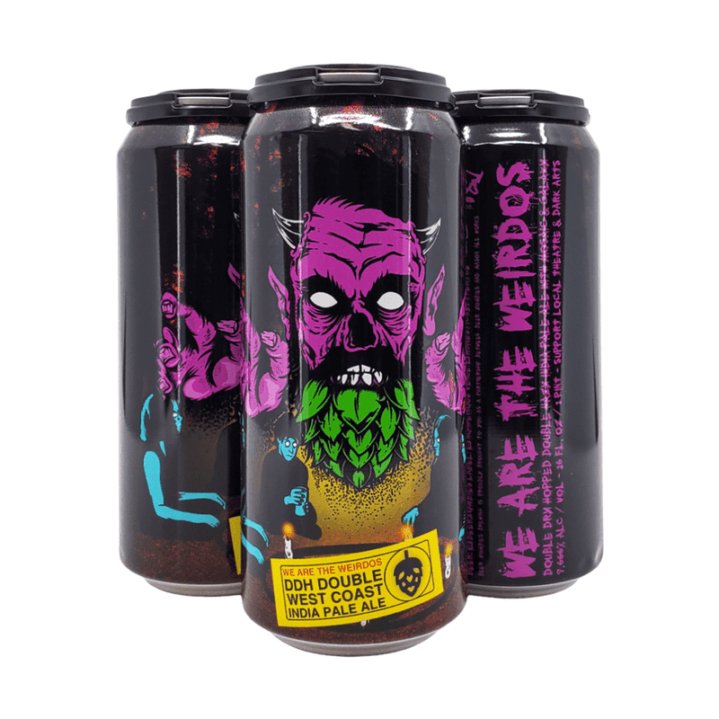 Beer Zombies Brewing Co. We Are The Weirdos West Coast DIPA Beer 4-Pack - Vintage Wine & Spirits