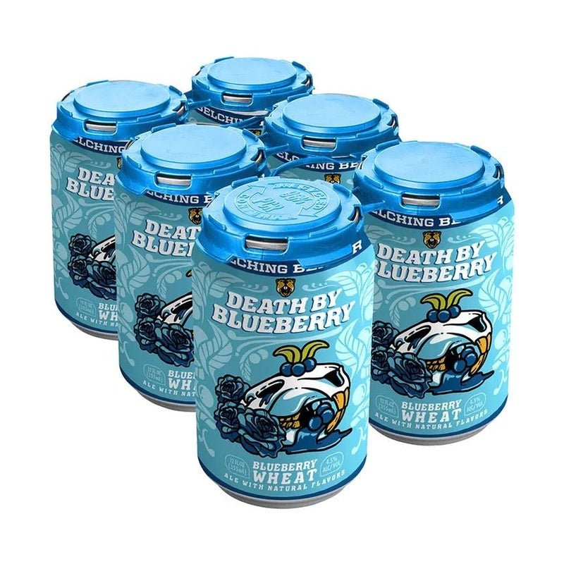 Belching Beaver 'Death by Blueberry' Wheat Ale Beer 6-Pack - Vintage Wine & Spirits