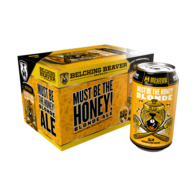 Belching Beaver 'Must Be The Honey!' Blonde Ale Beer 6-Pack - Vintage Wine & Spirits