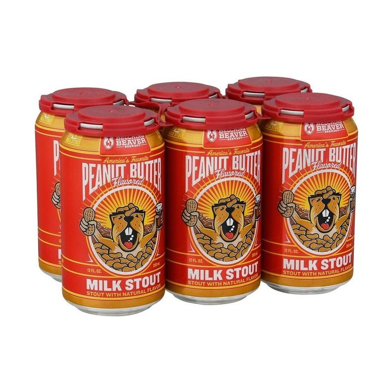 Belching Beaver Peanut Butter Milk Stout Beer 6-Pack - Vintage Wine & Spirits