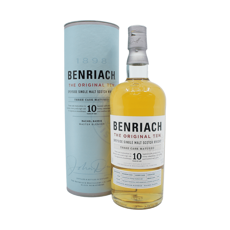 Benriach 10 Year Old 'The Original Ten' Three Cask Matured Speyside Single Malt Scotch Whisky - Vintage Wine & Spirits