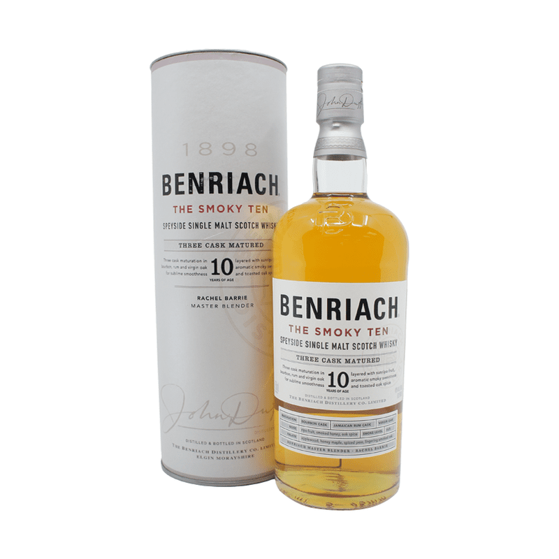 Benriach 10 Year Old 'The Smoky Ten' Speyside Single Malt Scotch Whisky - Vintage Wine & Spirits