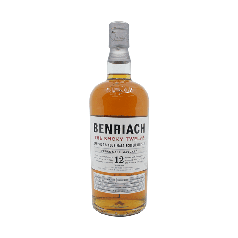 Benriach 12 Year Old 'The Smoky Twelve' Speyside Single Malt Scotch Whisky - Vintage Wine & Spirits