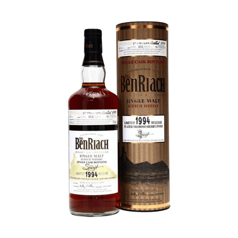 Benriach 1994 20 Year Old Peated Oloroso Single Cask #806 - Vintage Wine & Spirits