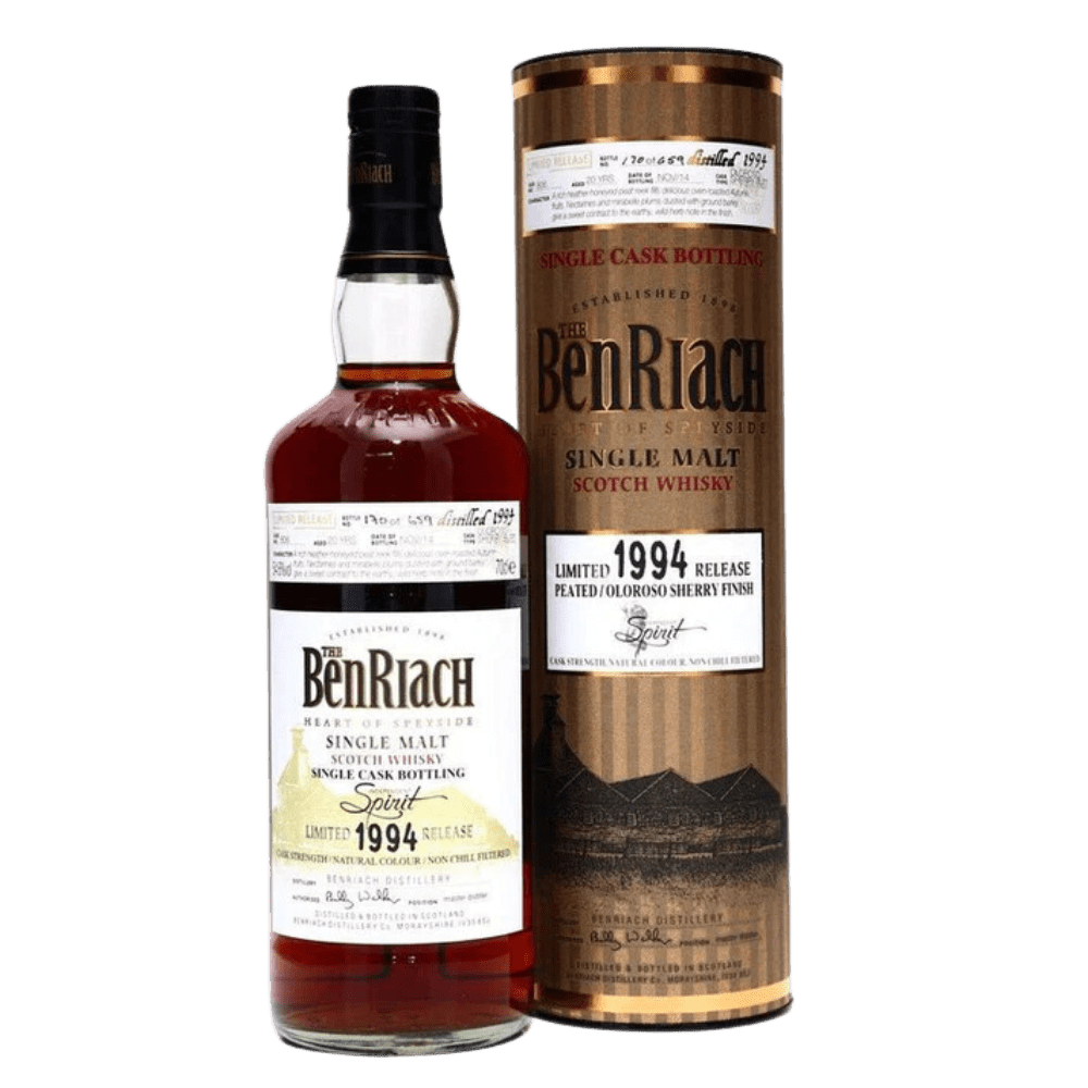 Benriach 1994 20 Year Old Peated Oloroso Single Cask #806 - Vintage Wine & Spirits