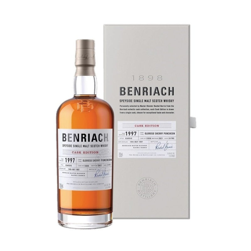 Benriach 1997 Cask #15058 Oloroso Sherry Puncheon 24 Year Old Speyside Single Malt Scotch Whisky - Vintage Wine & Spirits