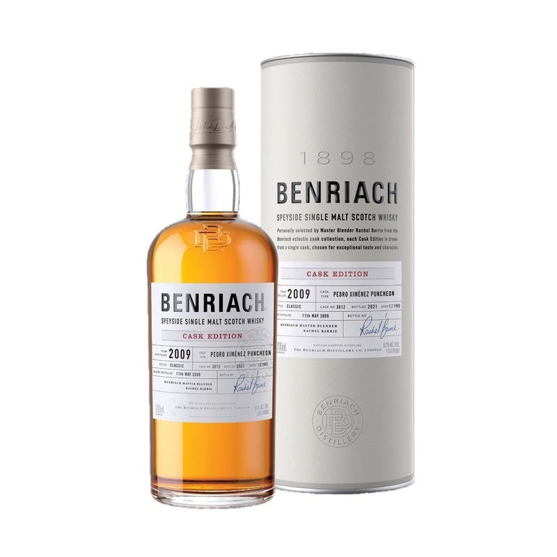 Benriach 2009 Cask #3812 Pedro Ximénez Puncheon 12 Year Old Speyside Single Malt Scotch Whisky - Vintage Wine & Spirits