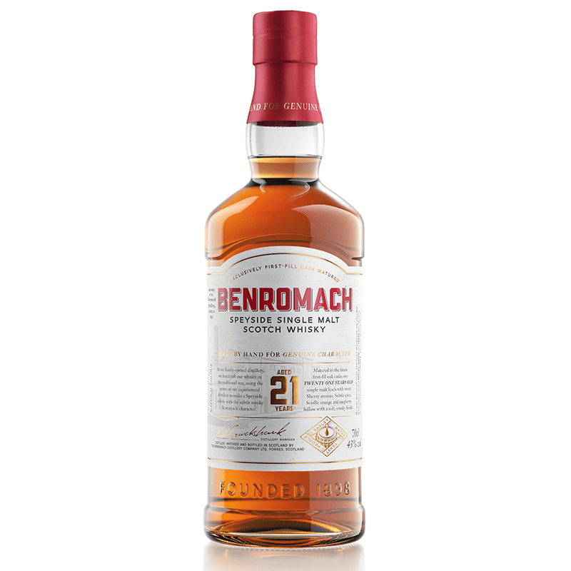 Benromach 21 Year Old Speyside Single Malt Scotch Whisky - Vintage Wine & Spirits