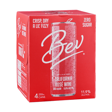 Bev Rosé Wine 4-Pack - Vintage Wine & Spirits