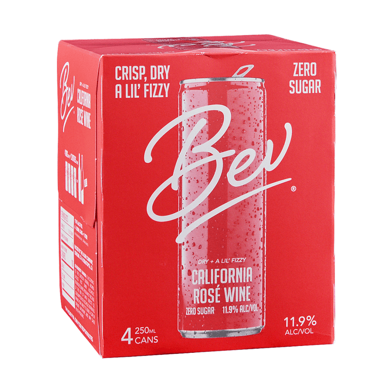 Bev Rosé Wine 4-Pack - Vintage Wine & Spirits
