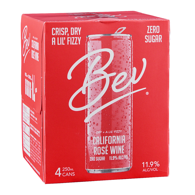 Bev Rosé Wine 4-Pack - Vintage Wine & Spirits