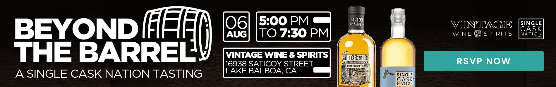 Beyond the Barrel A Single Cask Nation In-Store Tasting