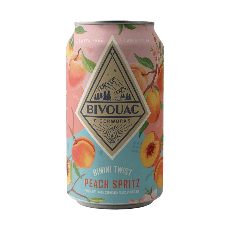 Bivouac Ciderworks 'Bimini Twist' Peach Spritz Cider 4-Pack - Vintage Wine & Spirits