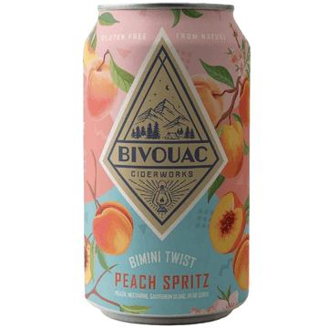 Bivouac Ciderworks 'Bimini Twist' Peach Spritz Cider 4-Pack - Vintage Wine & Spirits