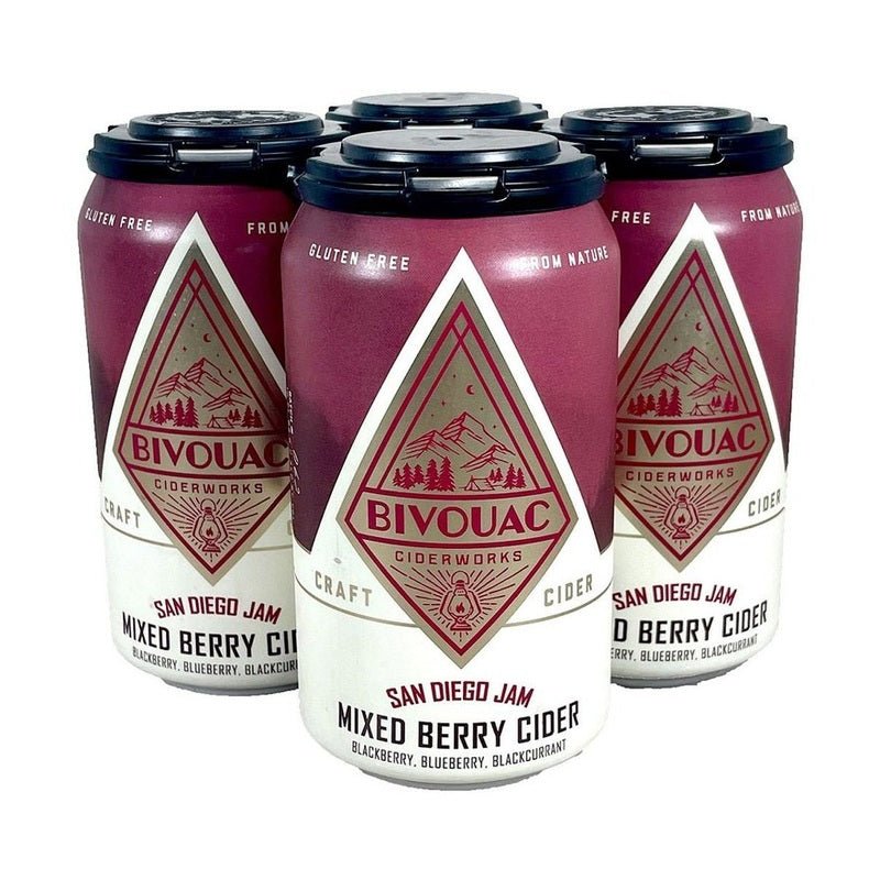 Bivouac Ciderworks 'San Diego Jam' Mixed Berry Cider 4-Pack - Vintage Wine & Spirits