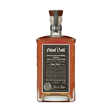 Blood Oath Pact No. 10 Cabernet Franc & Merlot Cask Finish Kentucky Straight Bourbon Whiskey - Vintage Wine & Spirits