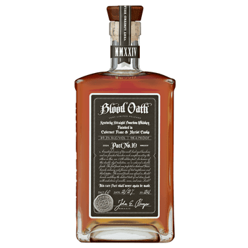 Blood Oath Pact No. 10 Cabernet Franc & Merlot Cask Finish Kentucky Straight Bourbon Whiskey - Vintage Wine & Spirits