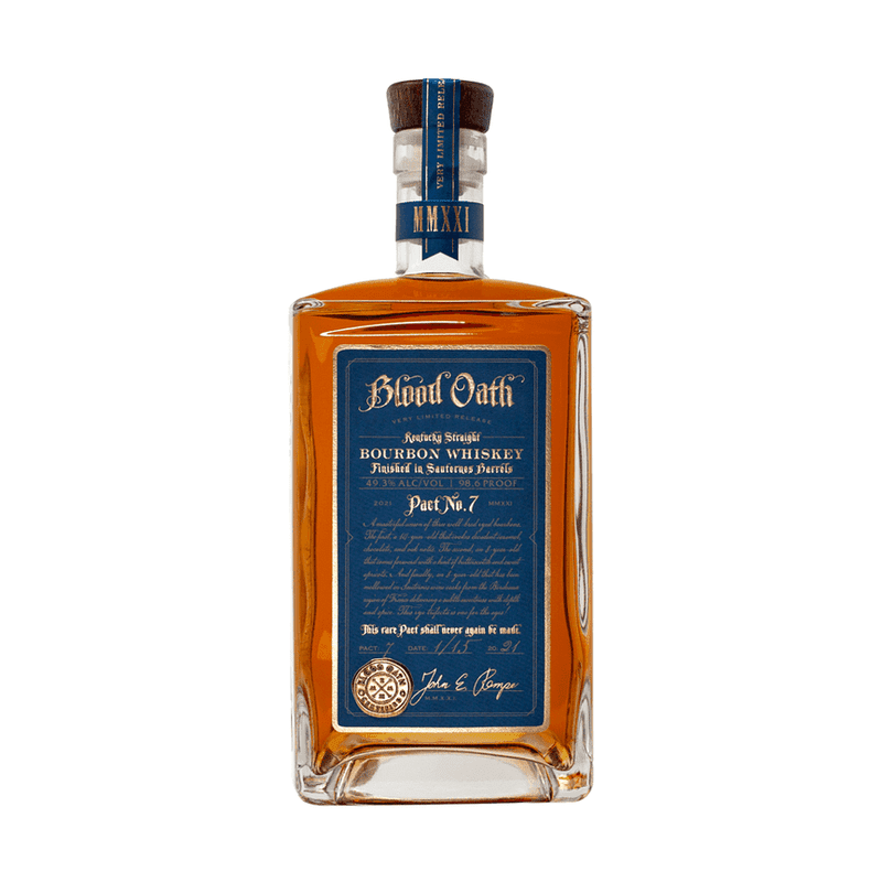 Blood Oath Pact No. 7 Sauternes Wine Finish Kentucky Straight Bourbon Whiskey - Vintage Wine & Spirits