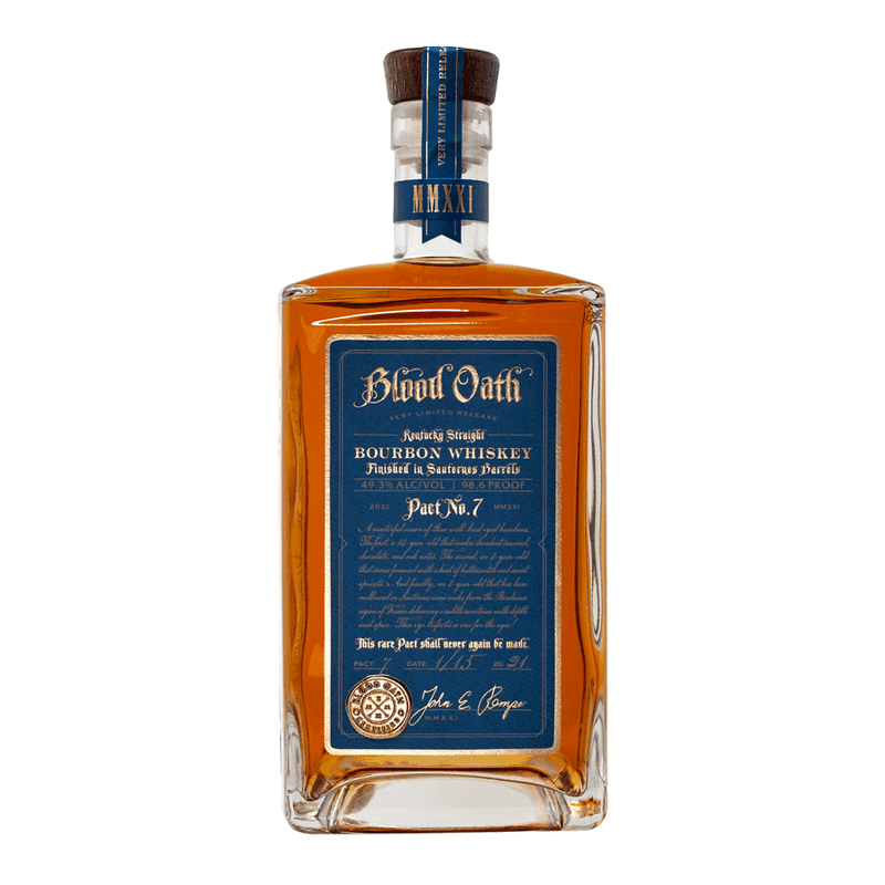 Blood Oath Pact No. 7 Sauternes Wine Finish Kentucky Straight Bourbon Whiskey - Vintage Wine & Spirits