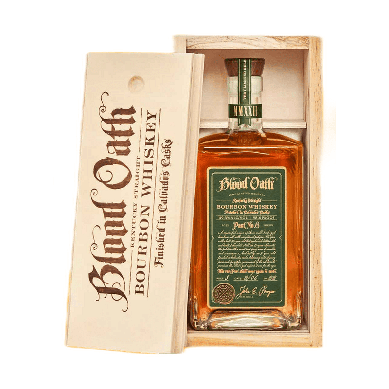 Blood Oath Pact No. 8 Calvados Cask Finish Kentucky Straight Bourbon Whiskey - Vintage Wine & Spirits