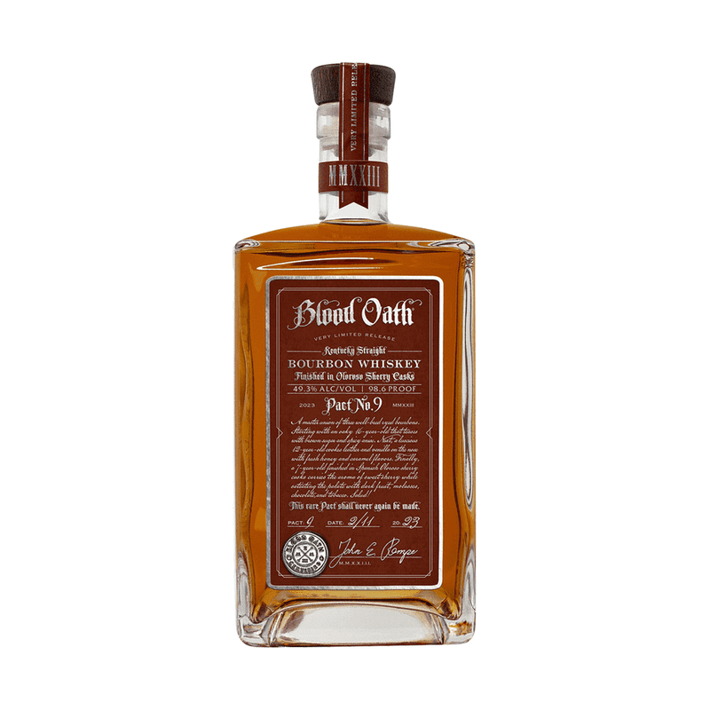 Blood Oath Pact No. 9 Oloroso Sherry Cask Finish Kentucky Straight Bourbon Whiskey - Vintage Wine & Spirits