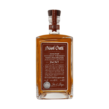 Blood Oath Pact No. 9 Oloroso Sherry Cask Finish Kentucky Straight Bourbon Whiskey - Vintage Wine & Spirits