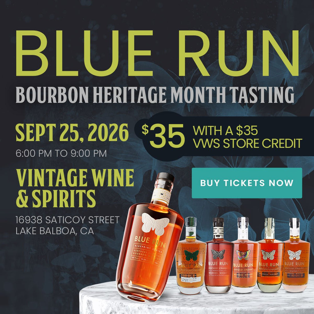 Blue Run Bourbon Tasting - Vintage Wine & Spirits
