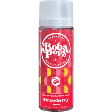 Boba POPS Strawberry Pearls of Popping Spirits Liqueur - Vintage Wine & Spirits