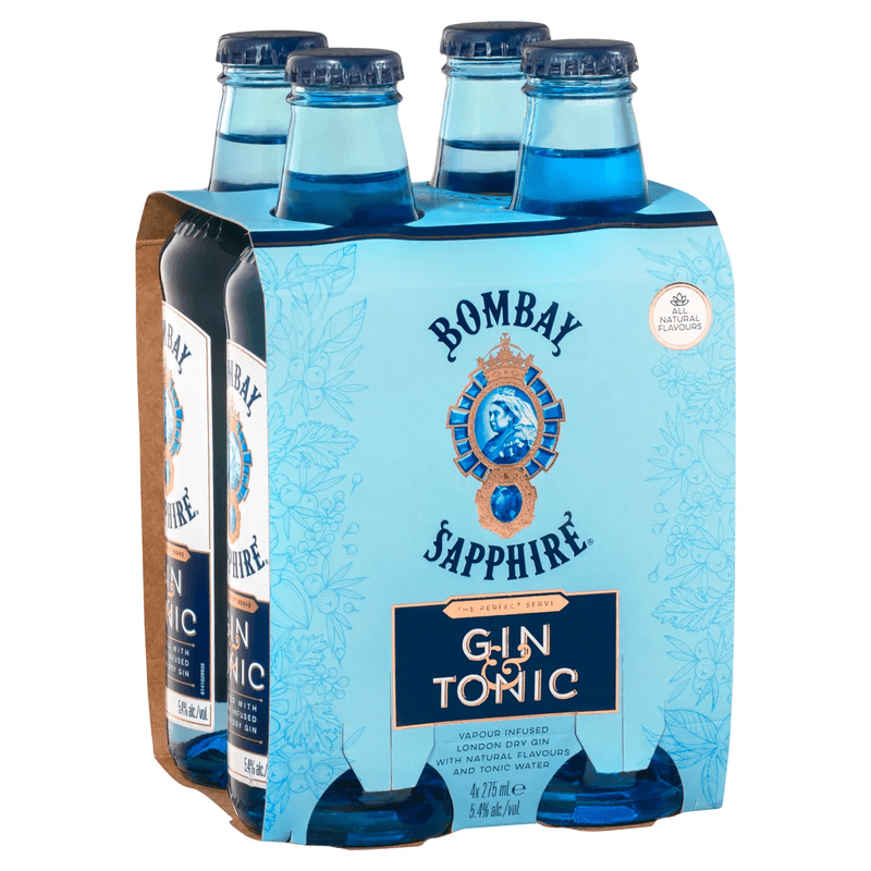 Bombay Sapphire Gin and Tonic 4-Pack - Vintage Wine & Spirits