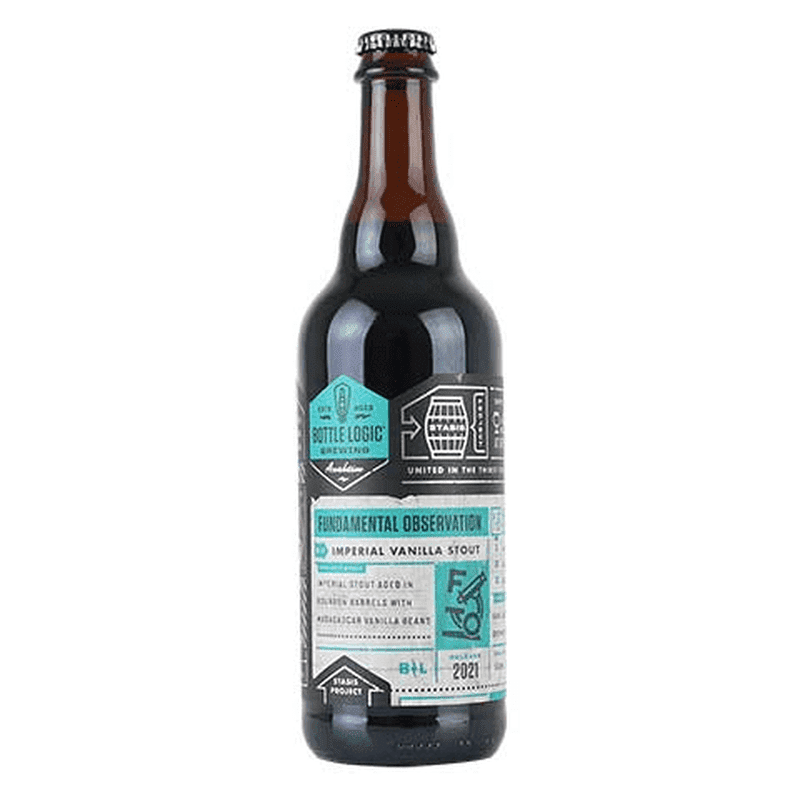 Bottle Logic Brewing Co. 10th Anniversary 'Fundamental Observation' Imperial Stout With Madagascar Vanilla Beans - Vintage Wine & Spirits