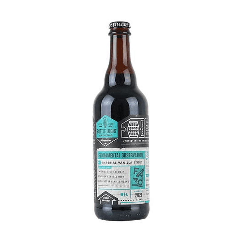 Bottle Logic Brewing Co. 10th Anniversary 'Fundamental Observation' Imperial Stout With Madagascar Vanilla Beans - Vintage Wine & Spirits