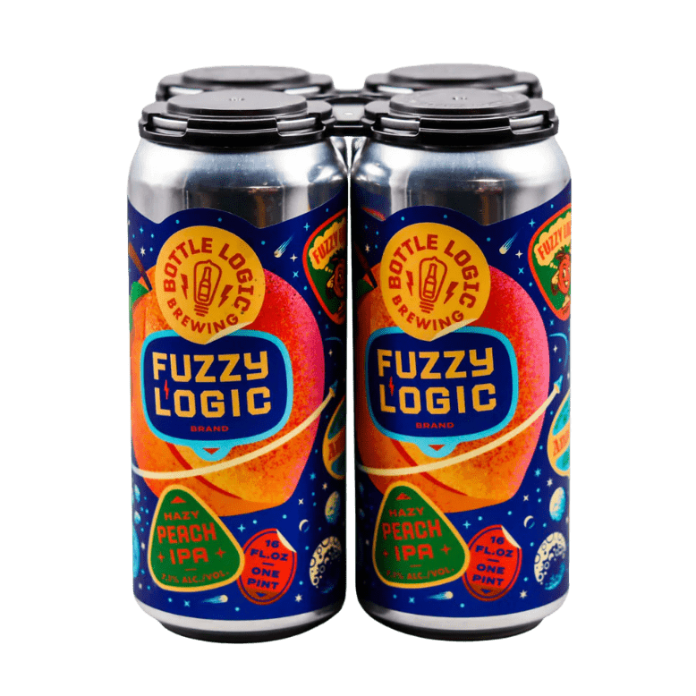 Bottle Logic Brewing Co. Fuzzy Logic Hazy Peach IPA Single Can - Vintage Wine & Spirits