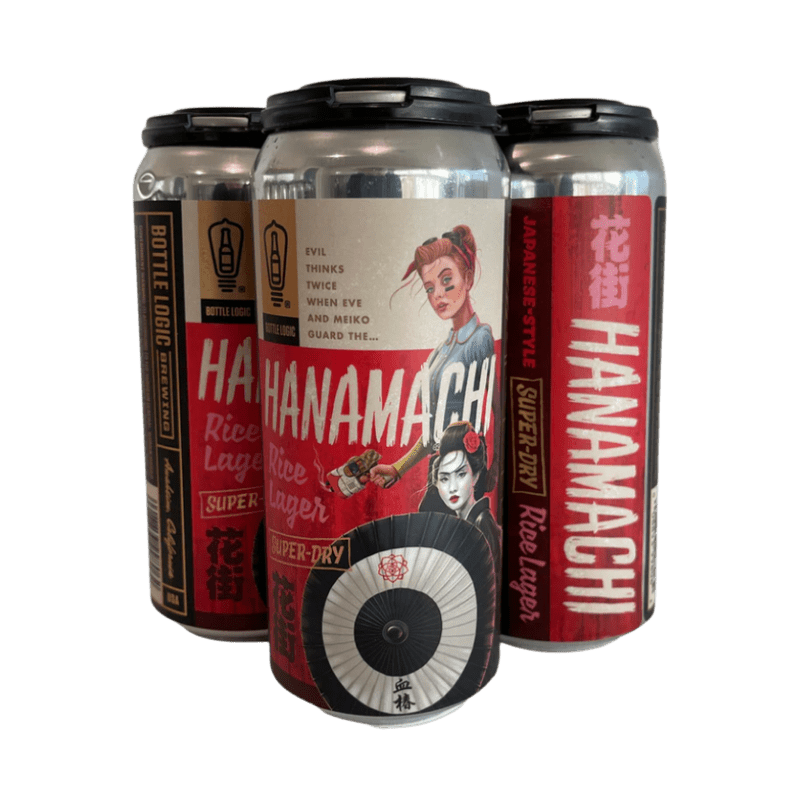 Bottle Logic Brewing Co. Hanamachi Rice Lager 4-Pack Cans - Vintage Wine & Spirits