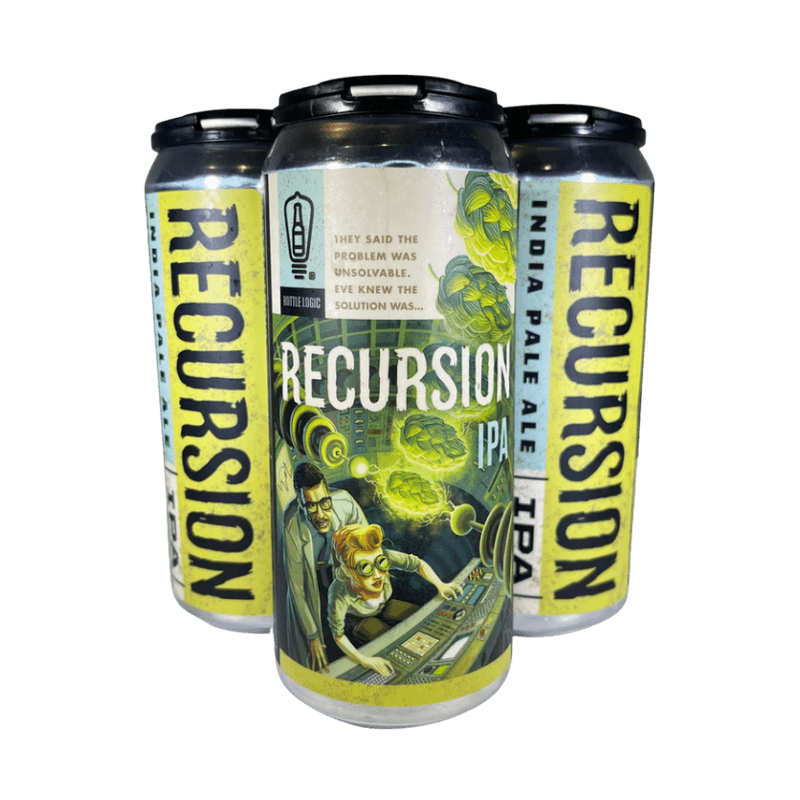 Bottle Logic Brewing Co. Recrusion West Coast IPA 4-Pack Cans - Vintage Wine & Spirits