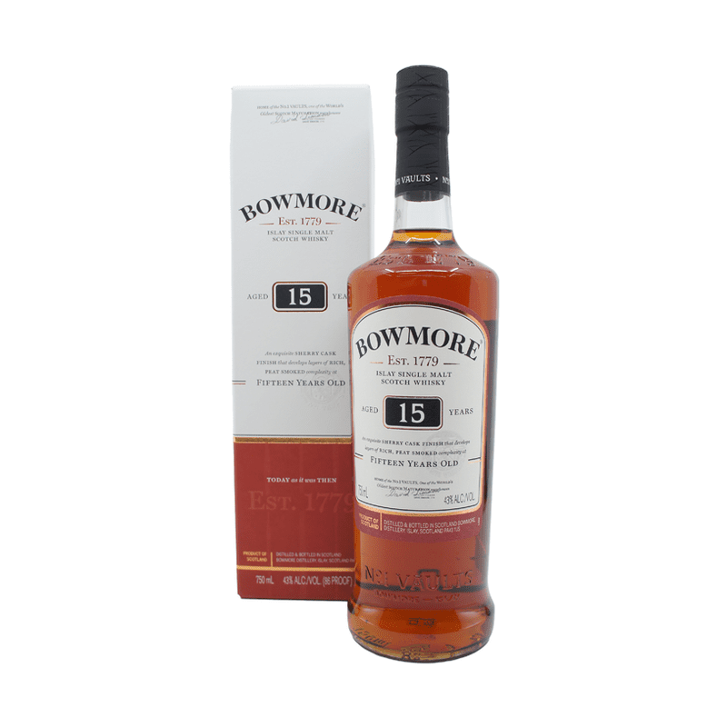 Bowmore 15 Year Old Islay Single Malt Scotch Whisky - Vintage Wine & Spirits