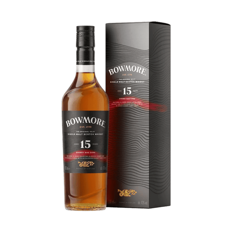 Bowmore 15 Year Old Sherry Oak Cask Single Malt Scotch Whisky - Vintage Wine & Spirits