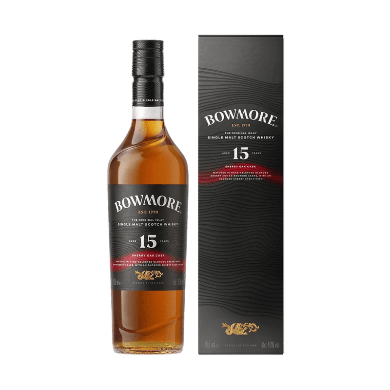 Bowmore 15 Year Old Sherry Oak Cask Single Malt Scotch Whisky - Vintage Wine & Spirits